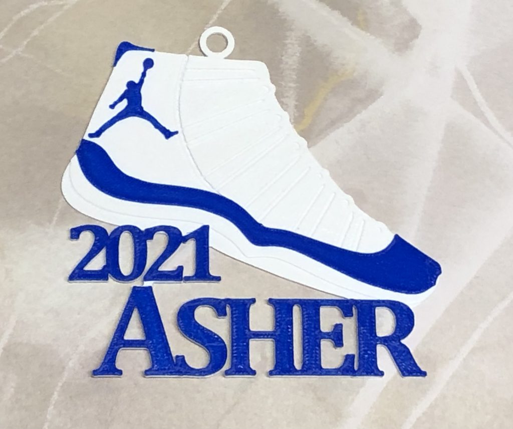 Jordan Christmas Ornament 