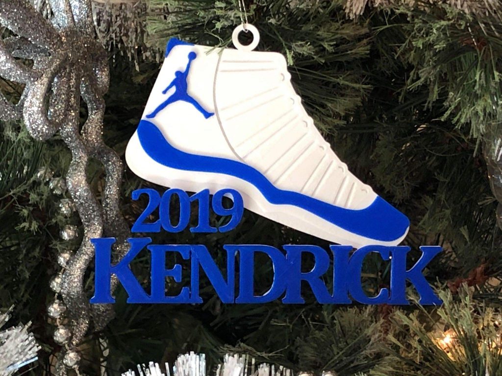 Jordan Christmas Ornament 