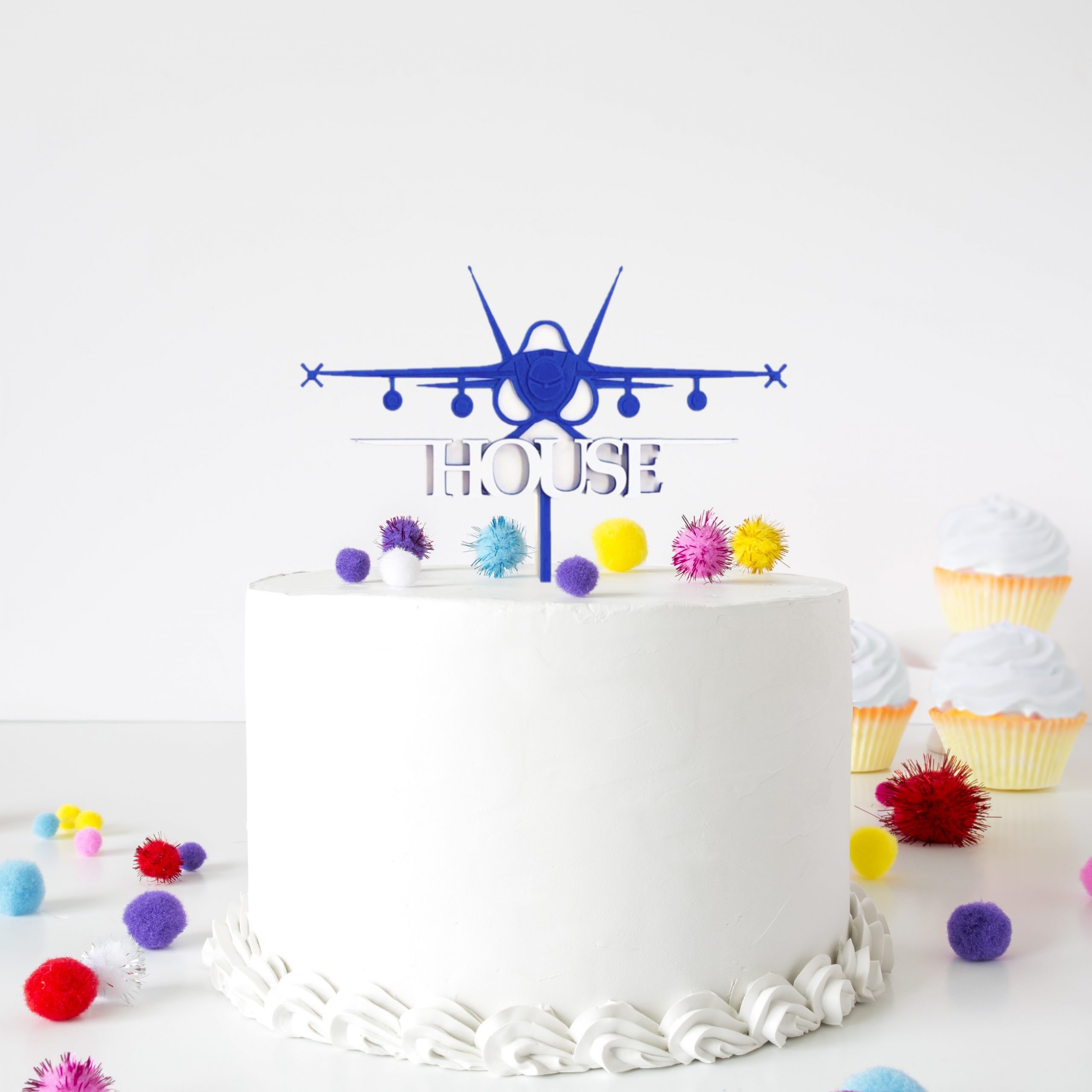 F-18 SUPER HORNET JET A4 Edible Cake Topper Icing Image Birthday Decoration 