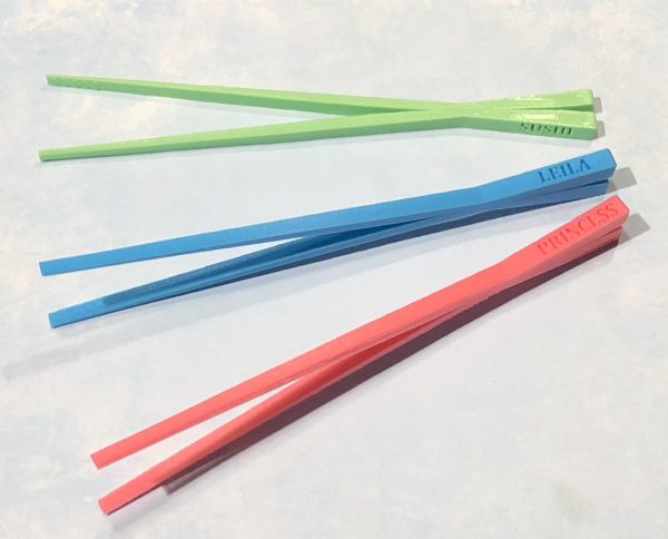 Chopsticks Kids One Piece Personalized Chop Sticks 2 Chopsticks 3D 